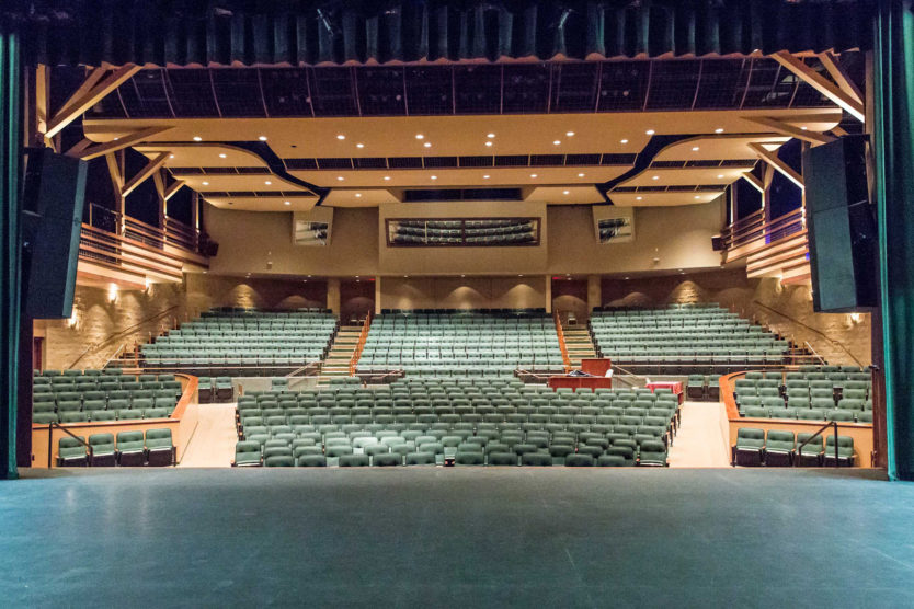 Forbes Hall From Center Stage