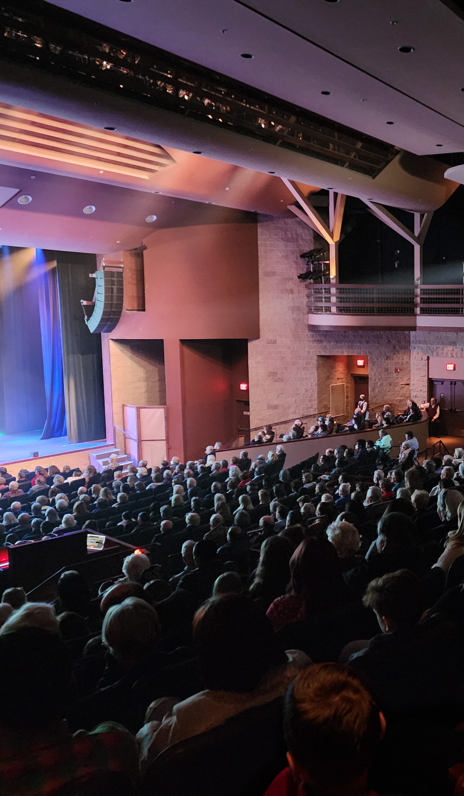 A full house in front of the Clark Center stage.