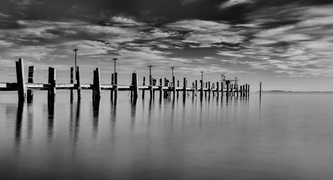 China Camp Pier by Andrew Waldron