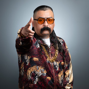 Rodger Lizaola in tracksuit