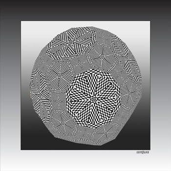 Fred Ventura artwork of an orb with optical illusion pattern