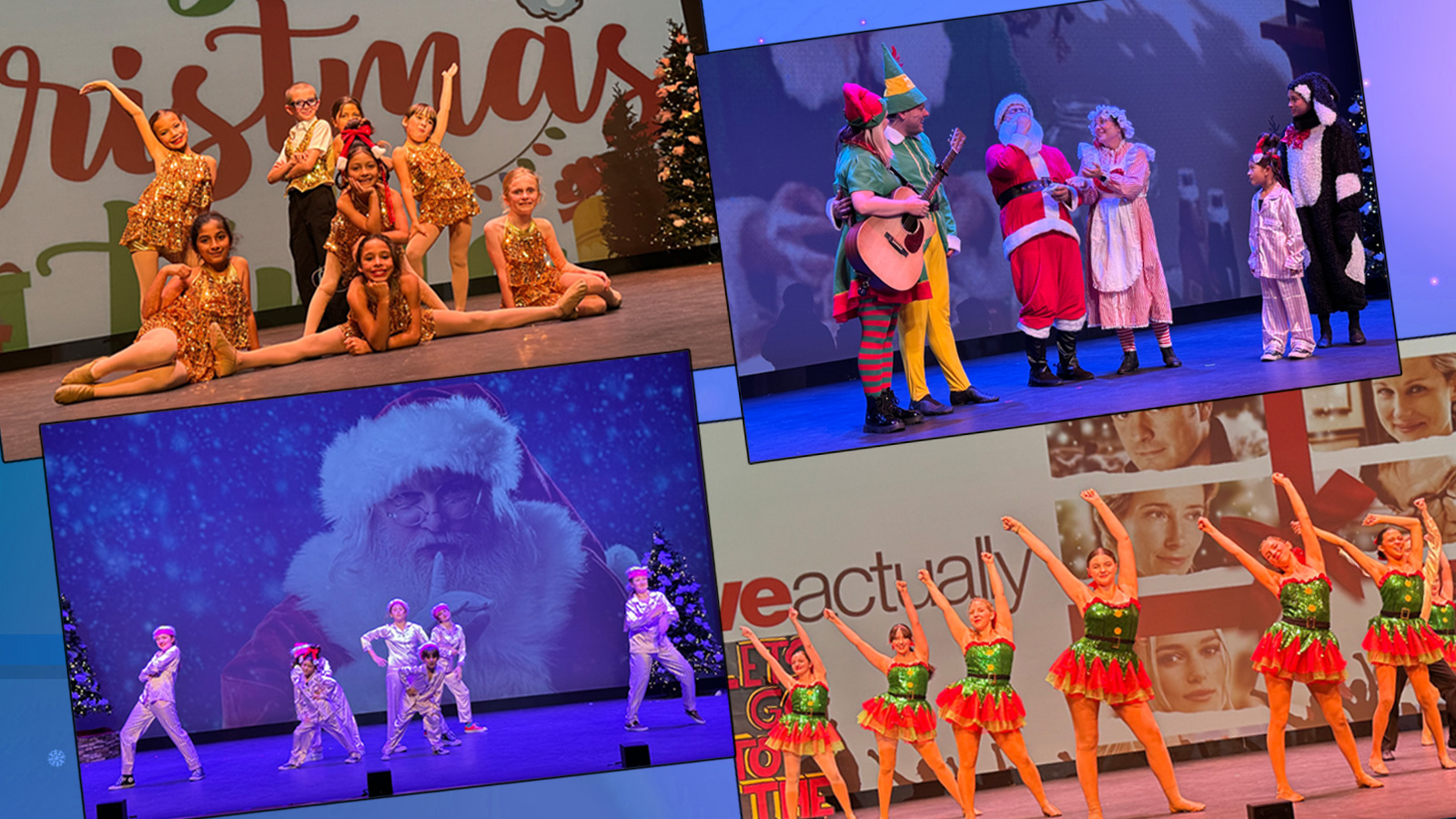 Various scenes from Studio of Performing Arts Tis the Season