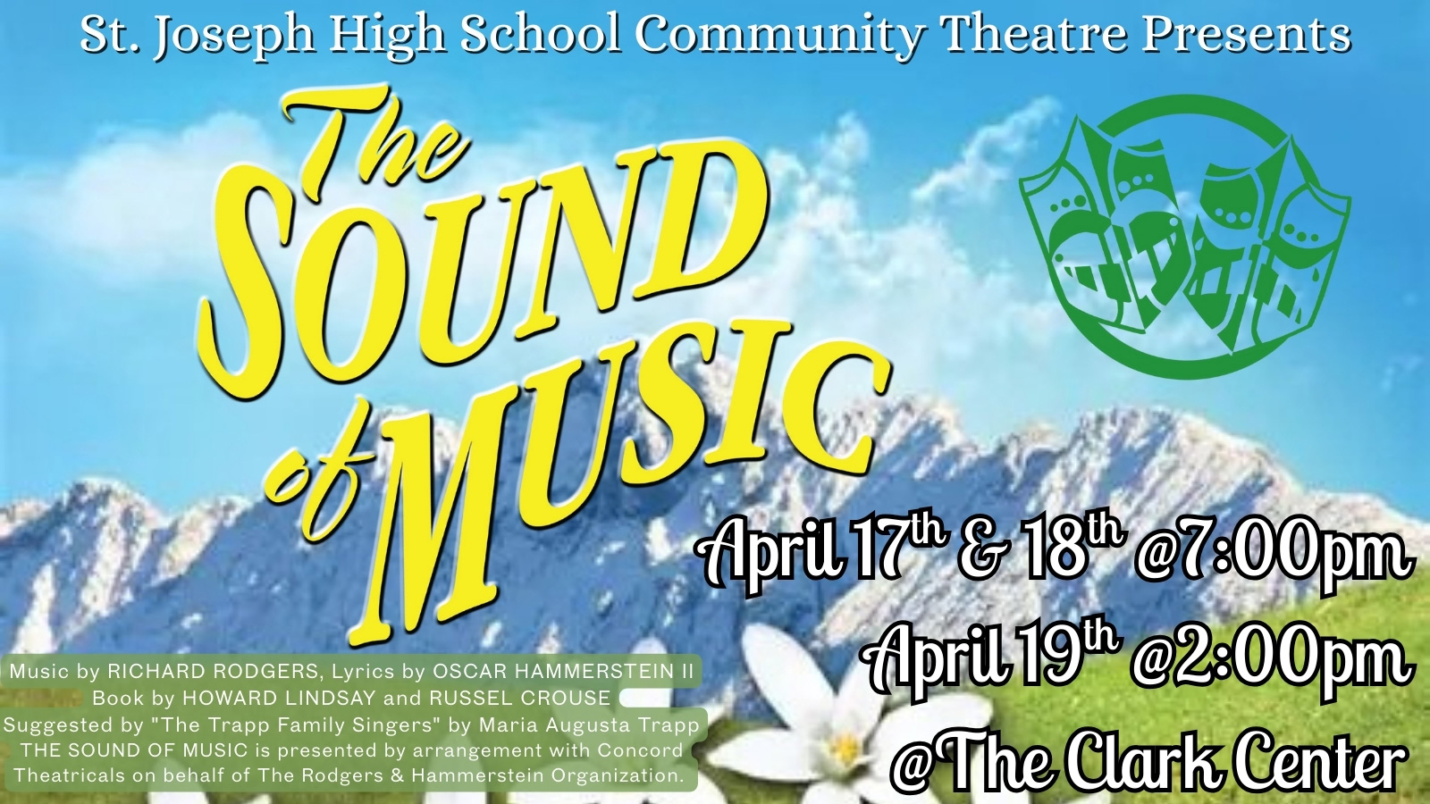 St. Joseph High School Community Theatre presents The Sound of Music