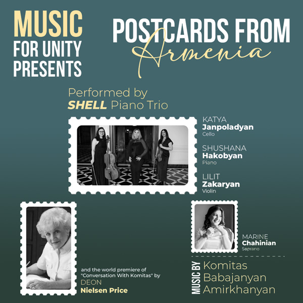 Music for Unity presents Postcards from Armenia